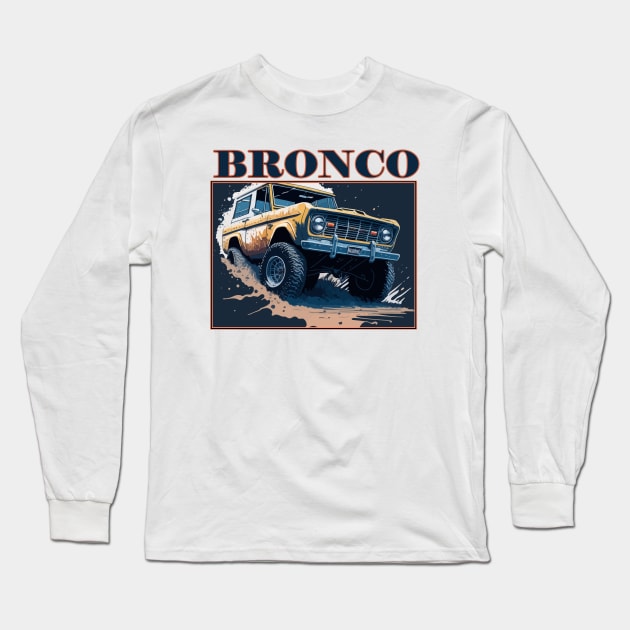 bronco Long Sleeve T-Shirt by HocheolRyu